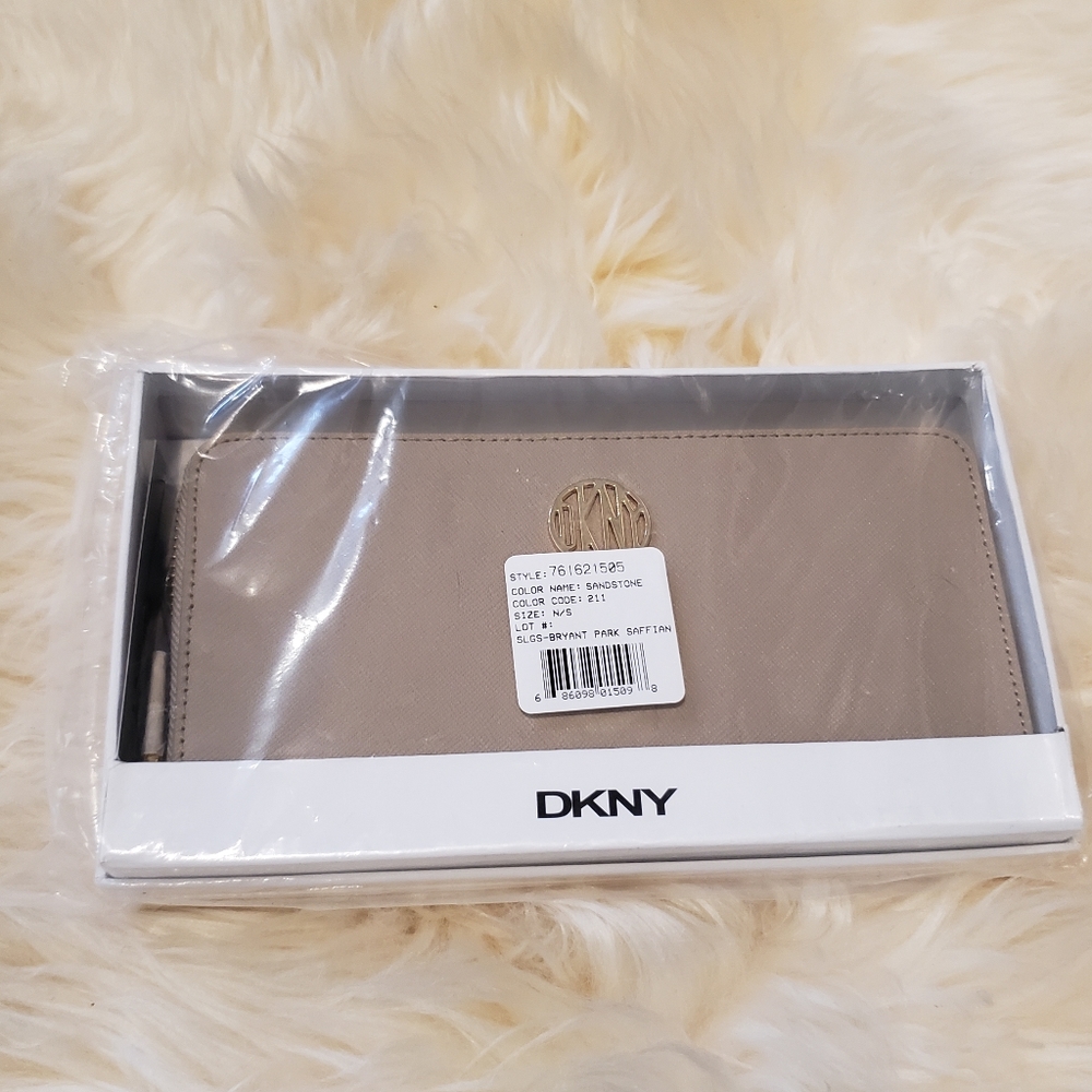 DKNY Saffiano Leather wallets in box